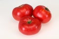 Red ripe tomato isolated on white Royalty Free Stock Photo