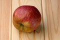 Red ripe wrinkled apple