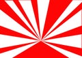 Red Rising Sun Burst Background - Japan Flag Abstract PNG Raster Design Royalty Free Stock Photo