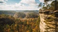 Red River Gorge Kentucky - made with Generative AI tools Royalty Free Stock Photo