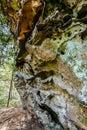 Red River Gorge rock formations Royalty Free Stock Photo