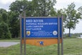 Red River National Wildlife Refuge Lake Claiborne Boat Launch Sign