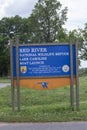 Red River National Wildlife Refuge Lake Claiborne Boat Launch Sign