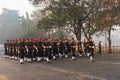 Indian military force march past