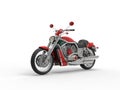 Red Roadster Bike Royalty Free Stock Photo