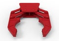 Red robotic claw Royalty Free Stock Photo