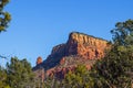 Red Rock Butte In Arizona High Desert