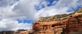 Red Rock Butte with Sky and Clouds in Sedona Arizona