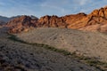 Red Rock Canyon, detail of red rocks, Las Vegas, Nevada.