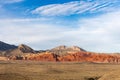 Red Rock Canyon Landscape with Blue Sky Royalty Free Stock Photo