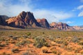 Red rock canyon landscape