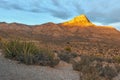 Red Rock Canyon National Conservation Area.View from High Point Overlook at sunset.Nevada.USA Royalty Free Stock Photo