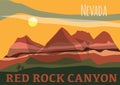 Red Rock Canyon in Nevada Royalty Free Stock Photo