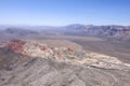 Red Rock Canyon, Nevada scenic high angle view