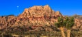 Red Rock Canyon Pano Royalty Free Stock Photo