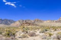 Red Rock Canyon panoramic, Mojave Desert, Nevada, USA Royalty Free Stock Photo