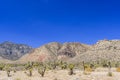 Red Rock Canyon panoramic, Mojave Desert, Nevada, USA Royalty Free Stock Photo