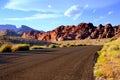 Red Rock Canyon Road Royalty Free Stock Photo