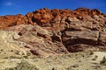 Red Rock Canyon State Park features scenic desert cliffs, buttes and spectacular rock formations Royalty Free Stock Photo