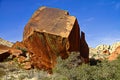 Red Rock Canyon State Park features scenic desert cliffs, buttes and spectacular rock formations Royalty Free Stock Photo