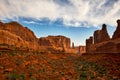 Red Rock Canyons in Moab Royalty Free Stock Photo