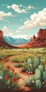 Red Rock Canyons: Serene Pastoral Scenes In American Southwest