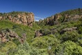 Red Rock Cliffs of the Blavet Gorge, Soth of France