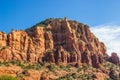 Red Rock Cliffs On Mountains In Arizona
