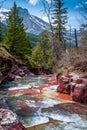 Red Rock creek with Vimy Peak