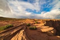 Red Rock Desert Landscape of Utah in the Iconic American Southwest Royalty Free Stock Photo