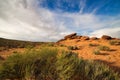 Red Rock Desert Landscape of Utah in the Iconic American Southwest Royalty Free Stock Photo