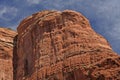 Red Rock Details in a Sandstone Monolith Royalty Free Stock Photo