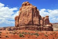 Red Rock Formation Canyon Arches National Park Moab Utah Royalty Free Stock Photo