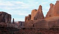 Red rock formations in Canyonlands National Park, Utah Royalty Free Stock Photo