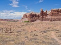 Sandstone Rock Formations in Bluff, Utah Royalty Free Stock Photo