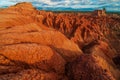 Red Rock Formations of Tatacoa Royalty Free Stock Photo