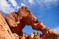 Red rock geological formation Royalty Free Stock Photo