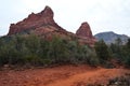 Red Rock Hiking Trail Through Rural Arizona Royalty Free Stock Photo