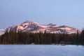 Red rock lake