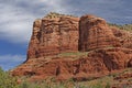 Red Rock Monolith in the Desert Royalty Free Stock Photo