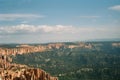 Red Rock Mountain Landscape in Bryce Canyon National Park, Utah Royalty Free Stock Photo
