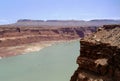 Red Rock Mountain Landscape at the Colorado River, Arizona Royalty Free Stock Photo