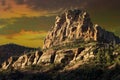 Huge, Tall, and Rugged Red Rock Mountain in Sedona Arizona