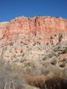 Red rock mountains around the city of Sedona in northern Arizona in Coconino national forest