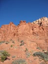 Red rock mountains around the city of Sedona in northern Arizona in Coconino national forest