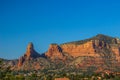 Red Rock Mountains In Late Afternoon Royalty Free Stock Photo