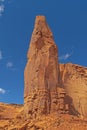 Red Rock Pinnacle in the Desert Royalty Free Stock Photo