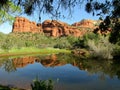 Red rock reflection in Sedona Arizona