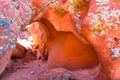 Red rock sandstone in the lake mead national recreation area, Ne Royalty Free Stock Photo