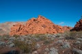 Red rock sandstone in the lake mead national recreation area, Ne Royalty Free Stock Photo